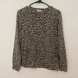 Loveappella Cheetah Light weight Sweatshirt